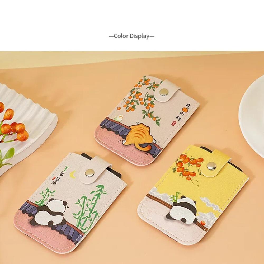 Pouch Hasp Multi-Slot Card Bag Waterproof Panda Printed Coin Purse Shopping