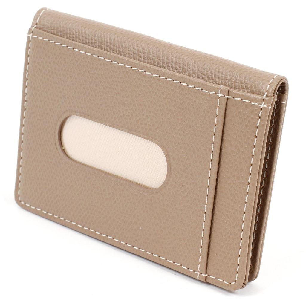 Pass Case Embossed To Make Scratches Less Noticeable PH0724 Sand Stitch 52915 [Kitamura] Beige/Ivory