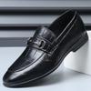 Fashion Men's Loafers Luxury High-quality Flat Bottom Wedding Party Daily Office Outdoor Casual Business Trendy Gentleman Slip On Shoes