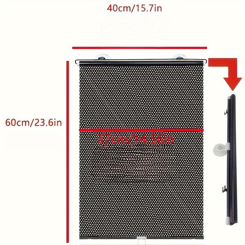 1pc Automatic Retractable Roller Blinds Sun Visors Car Bedrooms Kitchen Office Window Sun Blinds No Need For Punching