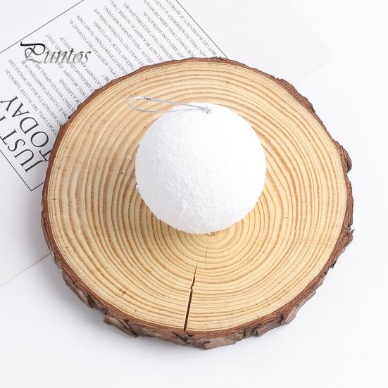 6 шт. 4/6/8 см Рождественский снежный шар из белой пены многоразовые свадебные праздничные украшения Рождественская елка подвесной шар орнамент кулон