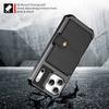 Чехол для iPhone 17/Air/16/15/14 Pro Max с держателем для карт, совместимый с магнитным автомобильным держателем, прочный противоударный чехол-кошелек