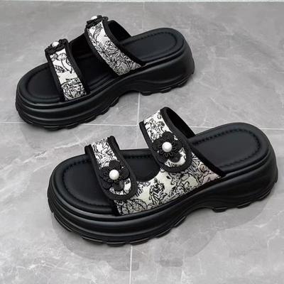 Мода 2024 года женские сандалии на плоской подошве с открытым носком для женщин Модные повседневные мягкие женские сандалии тапочки женские Zapatos De Mujer