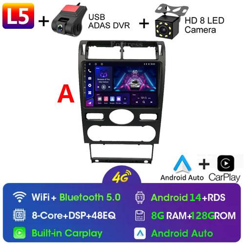 2din Android14 автомобильное радио мультимедиа Carplay авто GPS навигация для Ford Mondeo Mondeo 3 2000 2001 2002 2003 2004 2005 2006-2007