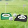 Чашка для гольфа с флажком Пластиковый тренировочный снаряд для лунок для гольфа Аксессуар для тренировочной площадки для гольфа в помещении