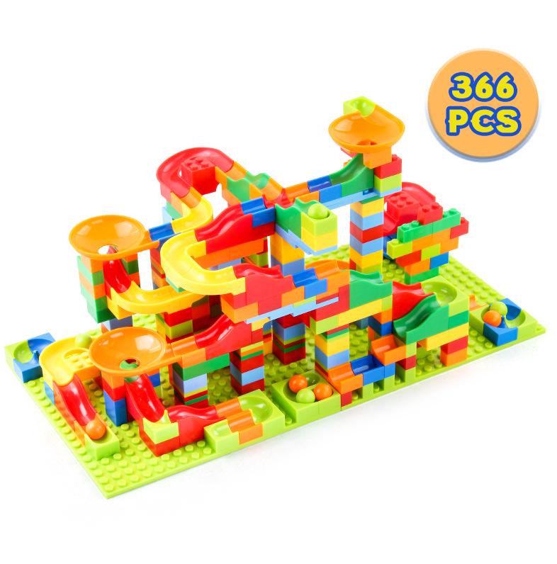 DIY Educational Building Block Track Set (84/168/344/504 Pcs)