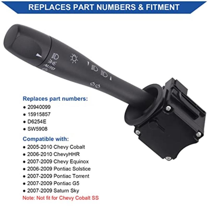 20940099 Turn Signal Headlight Switch For Chevrolet Cobalt Chevrolet Hhr Pontiac G5 Pursuit Solstice Saturn Sky High Quality