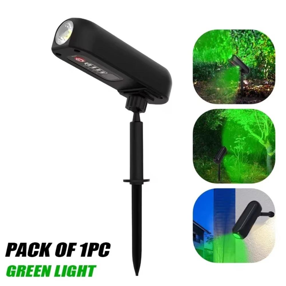 New 2-in-1 Solar Spotlight Waterproof Rotatable Wall Lamp High Brightness Adjustable Garden Lawn Lights Garden Decoration