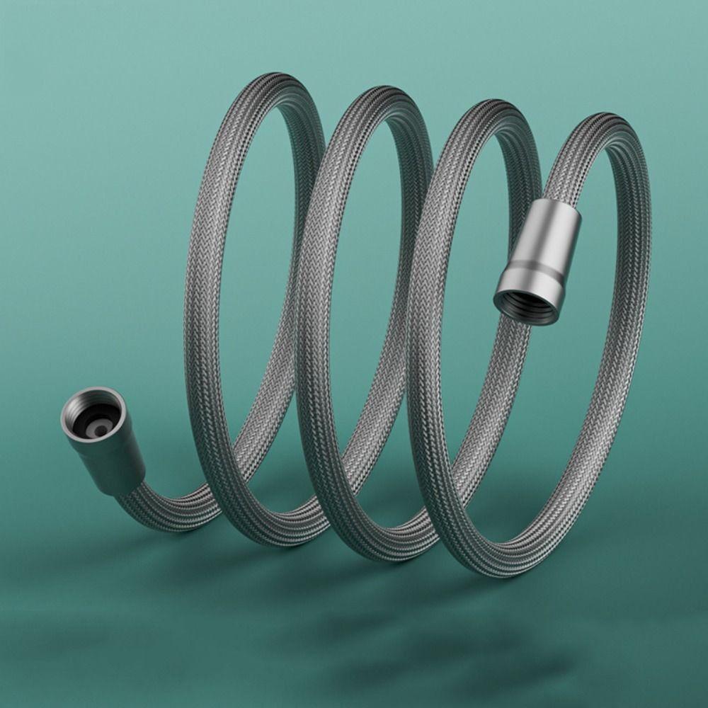 1.5/2 Meter Handheld Shower Hose Universal Interface Anti Winding Shower Tube GI/2 Flexible Bath Shower Nylon Pipe
