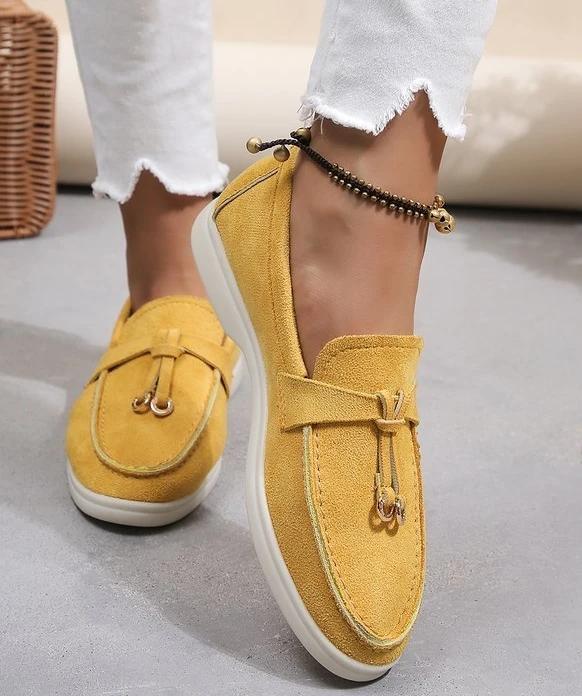 Женские весенние новые простые туфли с круглым носком и неглубоким вырезом на плоской подошве, нескользящие, удобные туфли из вулканизированной ткани для отдыха на открытом воздухе