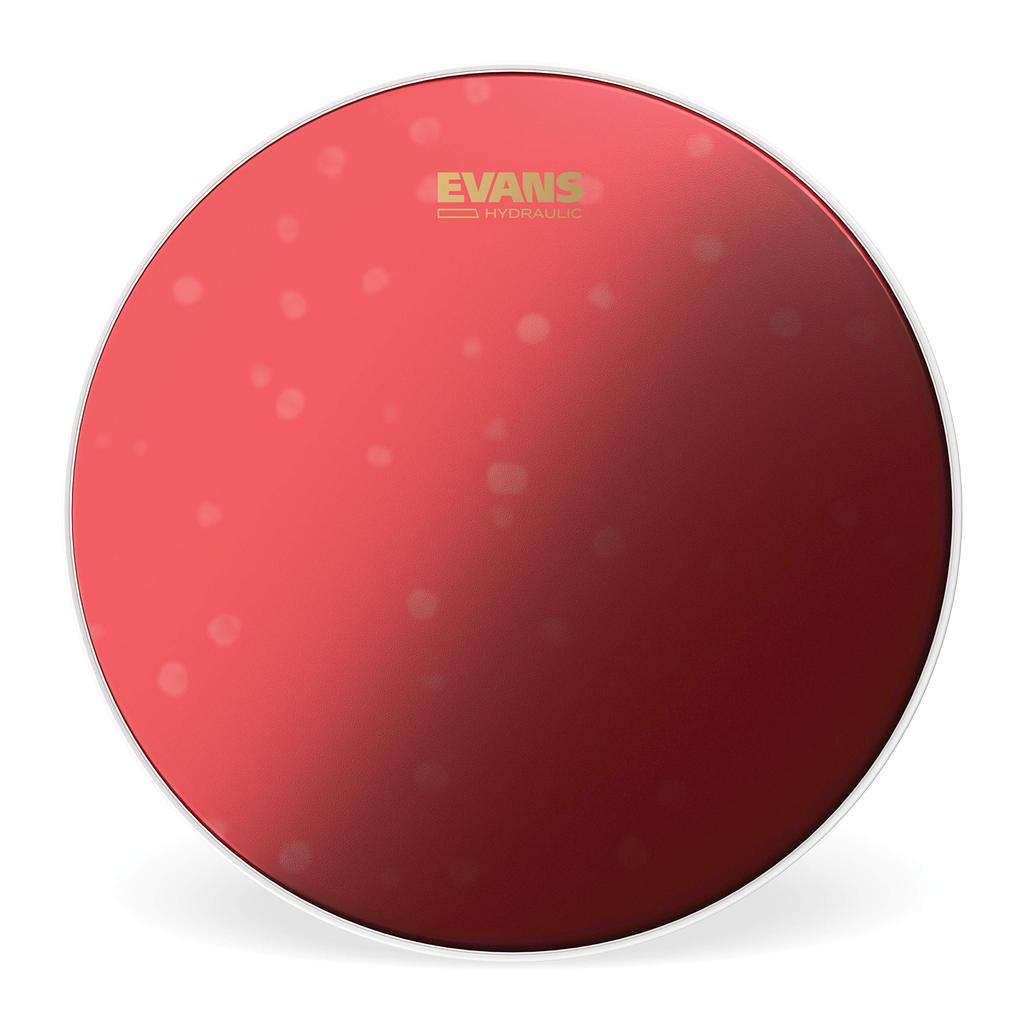 EVANS B14HR 14" Hydraulic Red Frosted Drumhead (2-ply, 7mil+7mil) [Official Japanese Product]