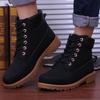 Уличные кожаные мужские ботинки, весенне-осенняя и зимняя мужская обувь, ботильоны, мужская зимняя обувь для работы, большие размеры 39-46
