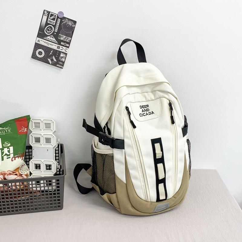 Школьный рюкзак для школьников средней школы, мужской, уличный, компьютерный рюкзак, легкий, водонепроницаемый, женский рюкзак