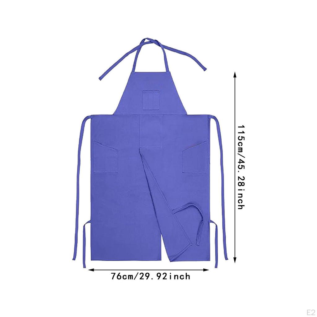 Pottery Apron Artist Painting Simple Sturdy Multipurpose Long Split Leg for Ceramic Sculpture