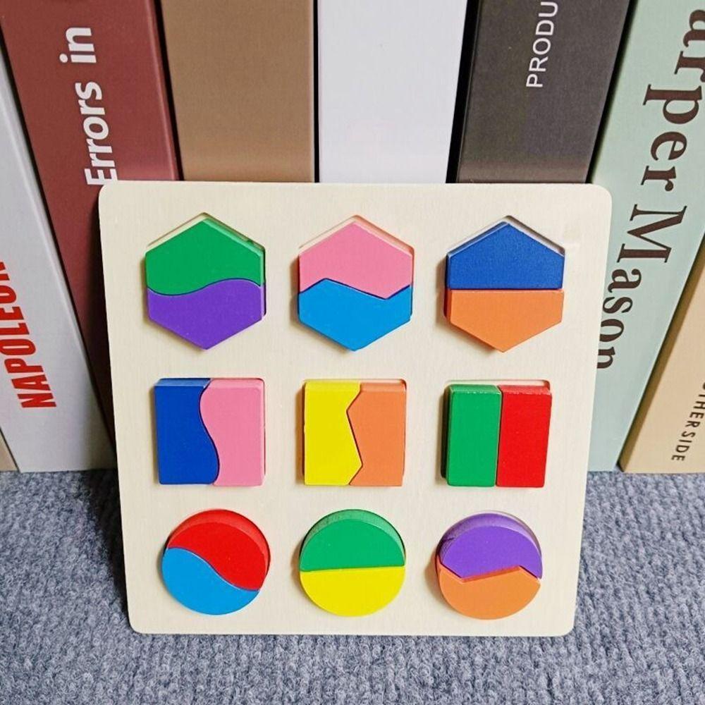 Ability Geometric Shape Board Hand Grabbing Board 3D Puzzle Activity Board 3D Geometric Board