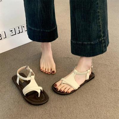 Женские 2025 Удобные Универсальные Римские Сандалии-Вьетнамки: Увеличивающие рост, Идеально подходят для платьев и пляжного отдыха