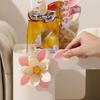 Зажим 2 в 1 для герметичного закрывания пищевых продуктов, двухслойные цветочки, зажимы для чипсов и снеков