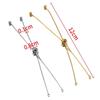 5Pcs Silver Necklace Extender Hand Bracelet Extensions  Necklace Adjustment Accessories