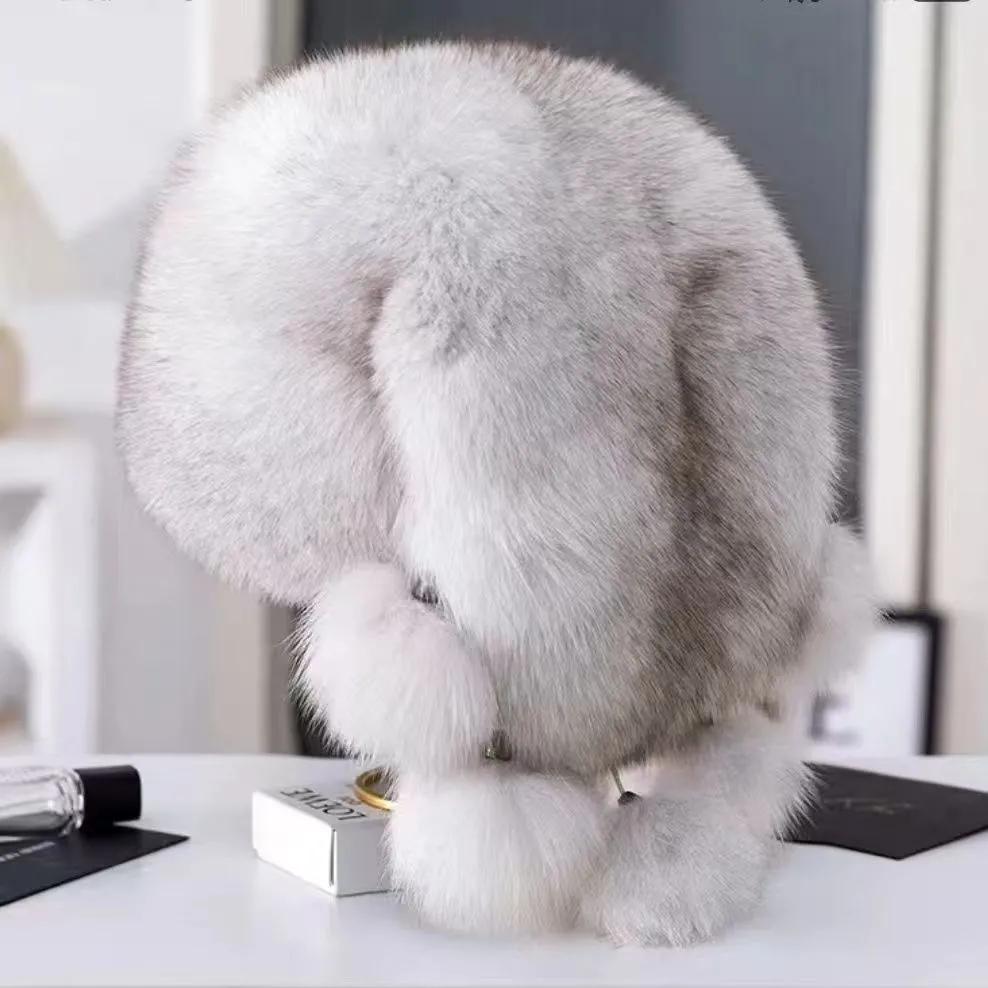 WTEMPO Шапки с меховыми помпонами, Шапки для велоспорта и лыж, Внутренняя часть из искусственного меха, Шапки из искусственной кожи, Осенне-зимняя уличная мужская ветрозащитная, холодостойкая, теплая плюшевая шапка-ушанка
