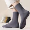 Men's Boneless Thigh-high Socks, Antibacterial, Sweat-absorbing and Breathable Long Socks, Sweat-absorbing and Odor-proof Pure Cotton Socks