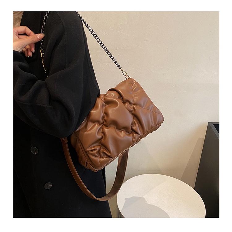 IELGY Женская плиссированная сумка-облако большой вместимости, модная универсальная сумка-мессенджер на цепочке