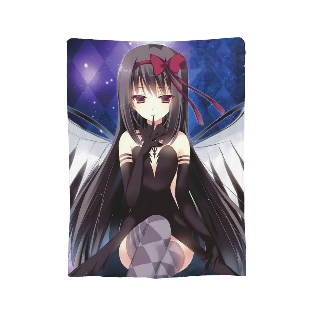 Кюбей Puella Magi Madoka Magica Милый Коралловый флис Плюшевый Плед Аниме Одеяло для кровати Спальни Ультрамягкое Покрывало,