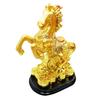Эксклюзивный Золотой Набор из 1 Полирезиновой Фигурки Фэн-шуй Победный Бегущий Конь для Вибраций Положительной Энергии