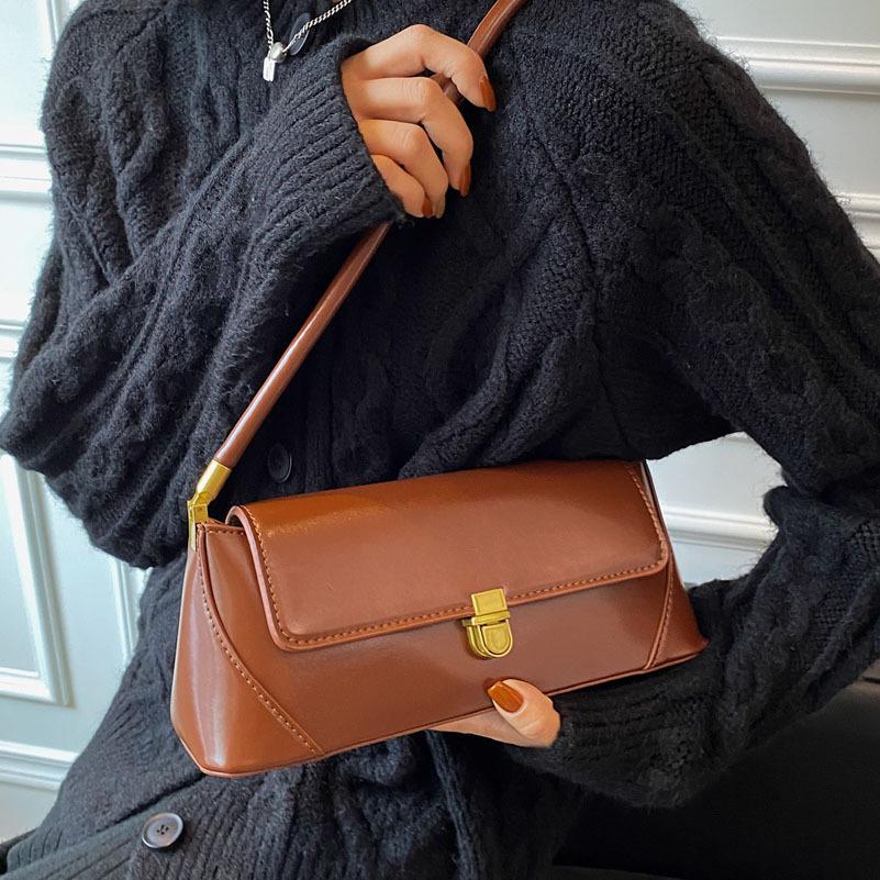 Модная осенняя сумка-багет 2025 новый трендовый нишевый дизайн сумка подмышку высококлассная универсальная сумка через плечо женская сумка