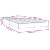 Bed Frame without Mattress Dark Blue 120 x 190 cm Velvet