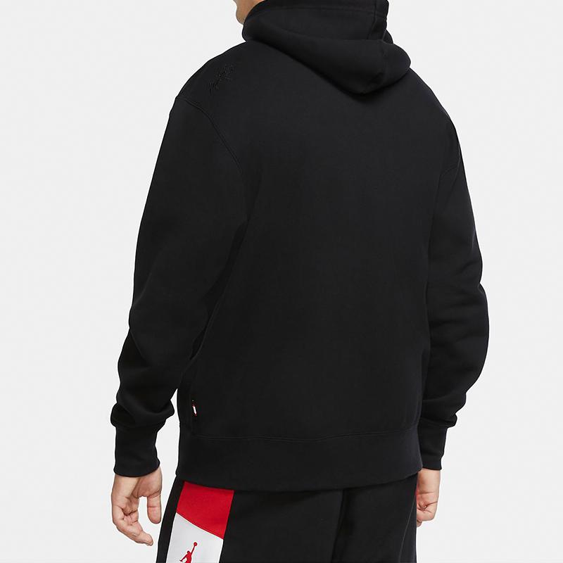 Jordan FW22 Повседневная спортивная куртка с капюшоном на молнии во всю длину Мужские куртки черные CV6145-010