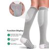1 Pair Compression Socks For Men And Women 20-30 Mmhg Knee High - Best Support For Athletic, Sports, Travel