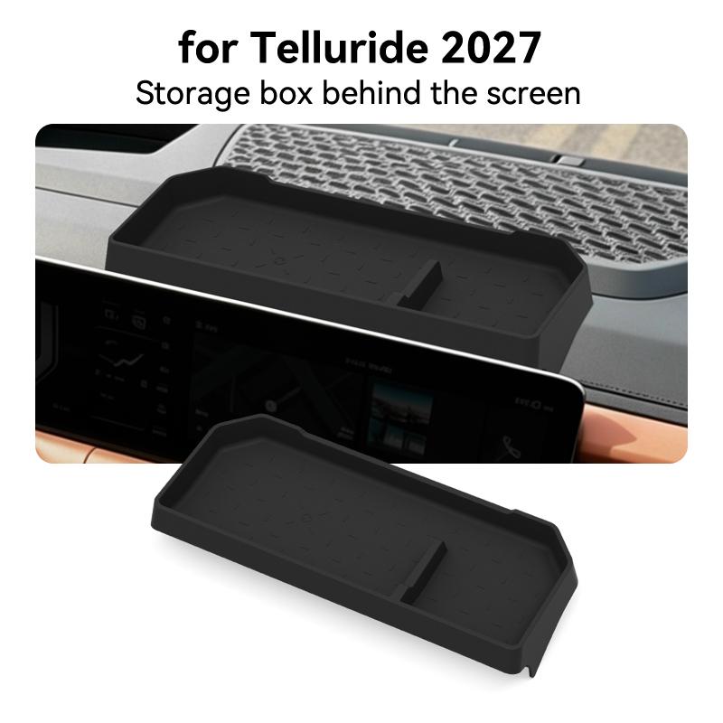 1 PCS For KIA Telluride 2027+ Central Control Screen Rear Storage Pad Car Dashboard Organizer Tray Interior Accessories