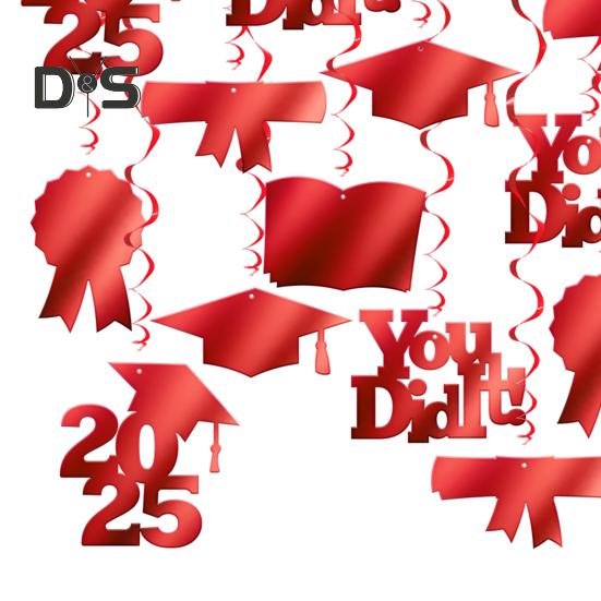 Выпускной вечер подвесные вихревые украшения класс 2025 поздравления выпускные принадлежности для потолка классной комнаты домашний декор