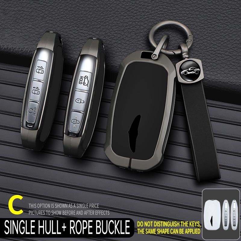 Genesis C Model Мужская кожаная ключница - Минималистичный высококлассный брелок-подвеска