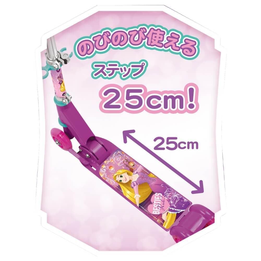 Maruka Easy Skater, Принцесса Диснея Рапунцель Версия с фонарем, Игрушка, Спорт, Возраст 3-6 лет, 4-колесный складной, Номер продукта 195440
