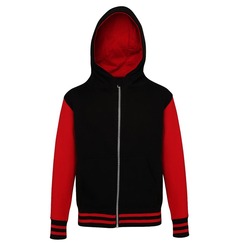 AWDis Hoods Childrens/Kids Urban Varsity Hoodie