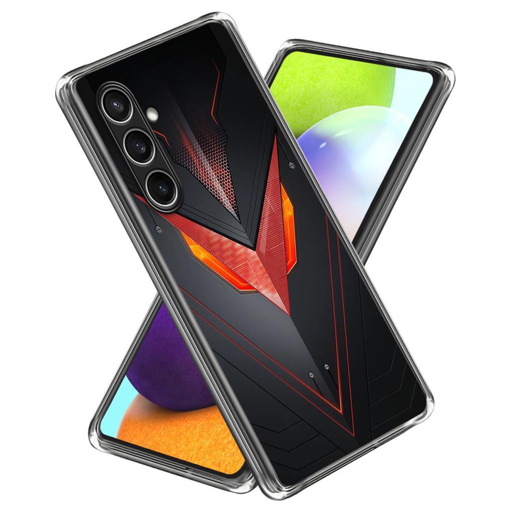 Чехол для Samsung Galaxy S24 FE, амортизирующий ТПУ, с напечатанным узором, чехол для телефона