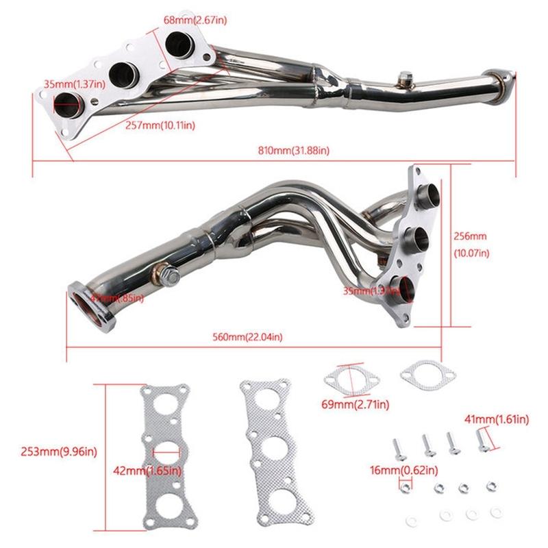 Нержавеющий выпускной коллектор для двигателя BMW N52 N53 E90/E92/E87/E84(X1)/E70(X5)