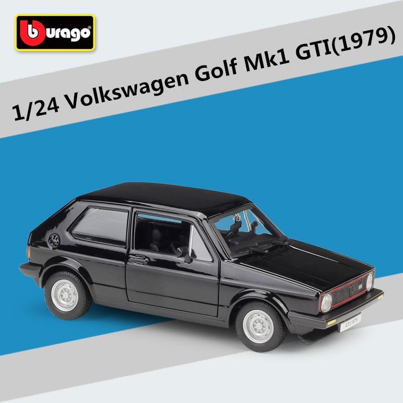 Ббураго 1:24 Фольксваген Гольф GTI Mk1 1979 Литой Спортивный Автомобиль Модель Литьевой Металл Игрушка Классический Гоночный Автомобиль Модели Транспортных Средств Симуляция