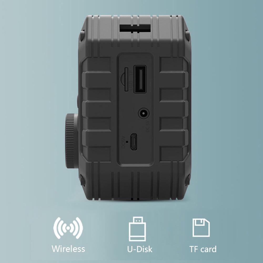 FM-радио Bluetooth 5,0 динамик портативное мини-радио для пожилых людей HiFi TF/USB MP3-плеер поддерживает запись в наушниках