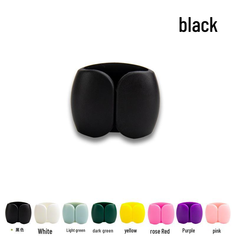 Multi-Hole Self-Adhesive Cable Organizer and Power Cord Holder