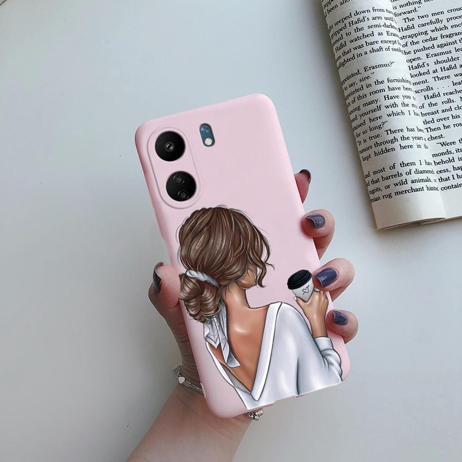 Для Xiaomi Redmi 13C Чехол Супер Мама Малыш Мода Девочки Чехол Мягкий ТПУ Fundas Для Xiaomi Redmi 13C 13 C Redmi13C Чехол для Телефона Coque
