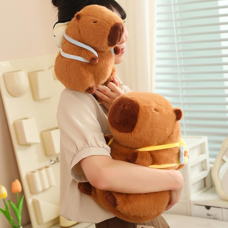 Cute Can Love Kapa Bala Turtle Oyster Bee Spoof Plush Toy Soft Capybara Key Pendant Rag Doll Birthday Gift Girl Doll