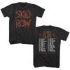 Skid Row Slave to the Grind Tour 1991 Мужская футболка Метал Рок Группа Музыкальный Мерч
