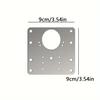 Rust Steel Cabinet Door Hinge Repair Plate for Cabinet Reinforcement Mounting for Both Side Damage Fixed Free Shipping