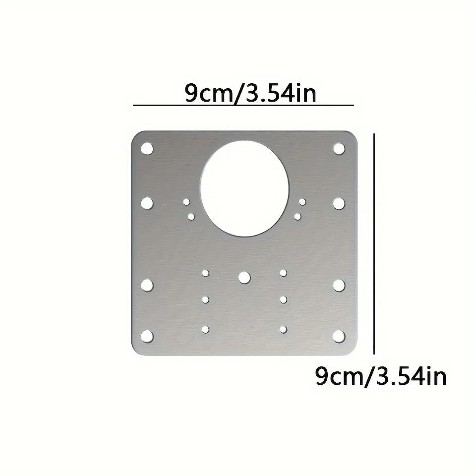 Rust Steel Cabinet Door Hinge Repair Plate for Cabinet Reinforcement Mounting for Both Side Damage Fixed Free Shipping