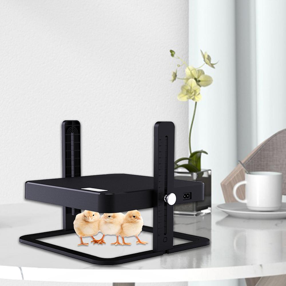 Брудер для курицы, нагревательная пластина, термо-брудер для птицы с регулируемыми углами наклона по высоте для новичков