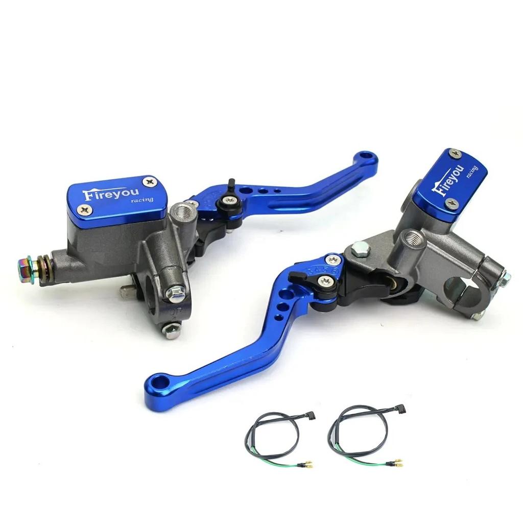 22mm 7/8 Motorcycle Handlebar Master Cylinder Levers Brake Hydraulic Clutch Pump for Honda SH 125 Yamaha Aerox Kawasaki Pitbike