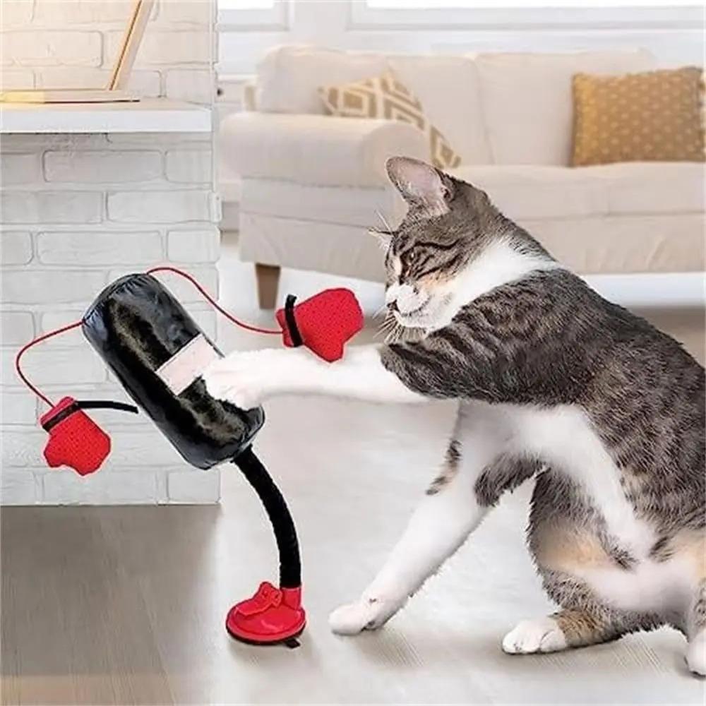 Cat Punching Bag, Boxing Toy for Kittens and Cats