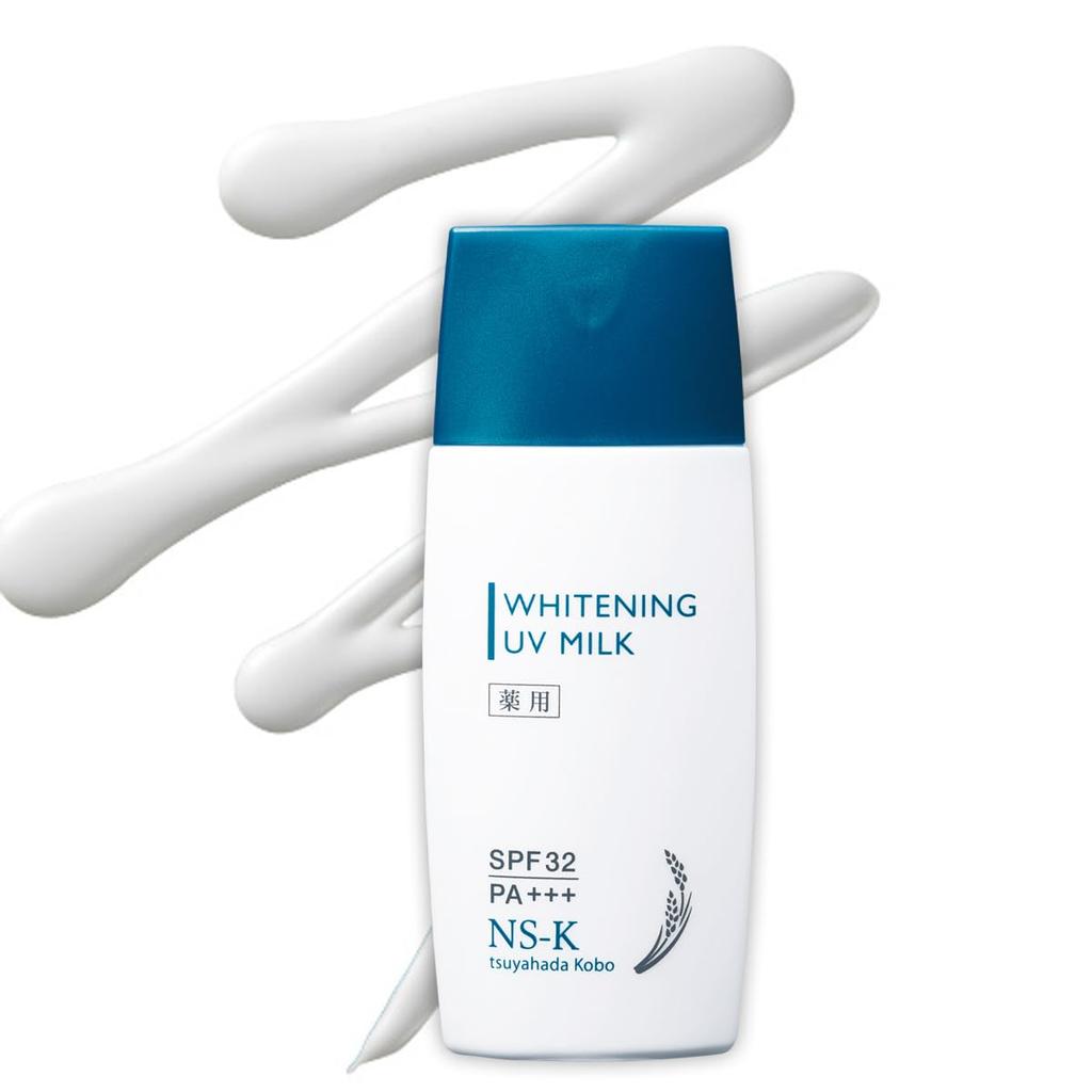 Nihonmori UV Milk 50 мл SPF32 Солнцезащитное молочко Увлажняющее УФ-лучи Косметика для саке Пивоварение саке Натуральная косметика Уход за кожей NS-K Лекарственные/Отбеливающие